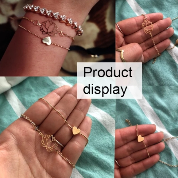 *Pheobe* Gold Bracelet Set - Picture 6 of 6